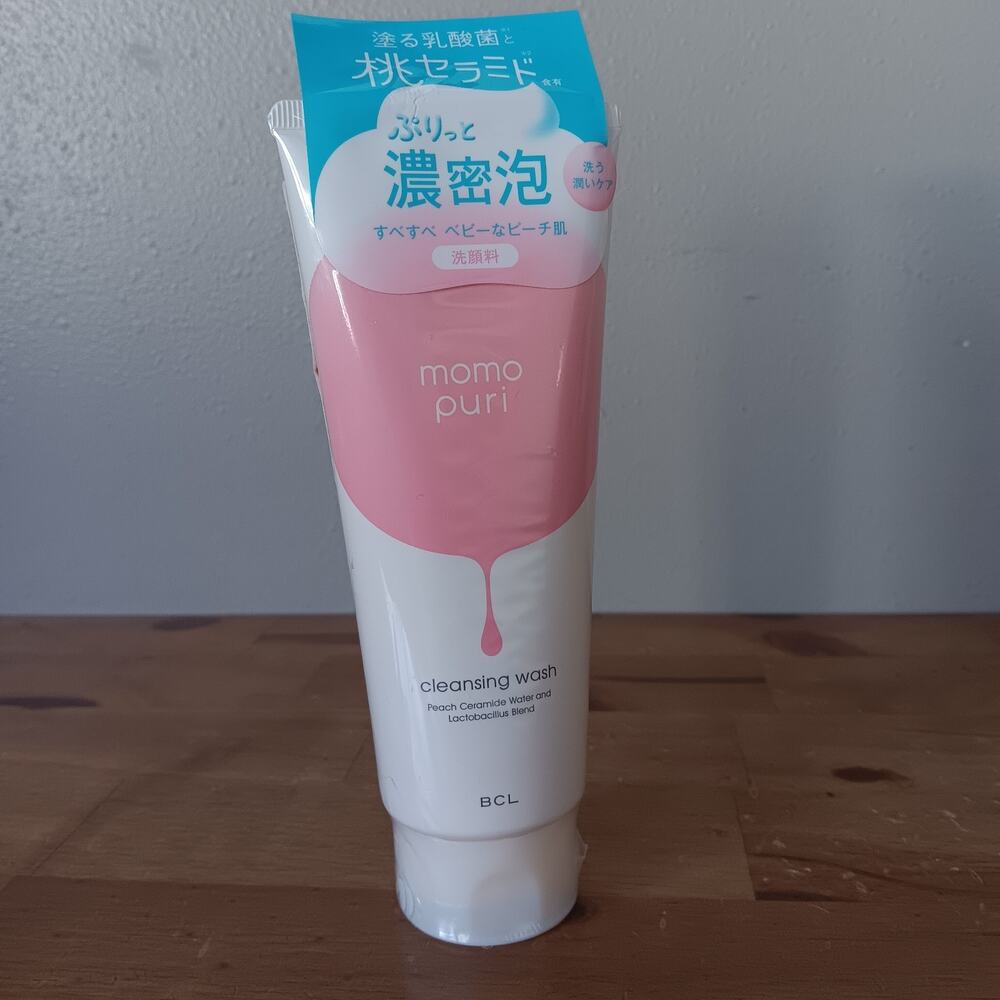 Japanese Peachy Momo Puri Peach Ceramide‎ Cleansing Foam 5.2 oz 150g Sealed